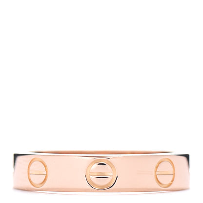 Cartier 18K Pink Gold 3.5mm LOVE Wedding Band Ring 47 4 1 of 4