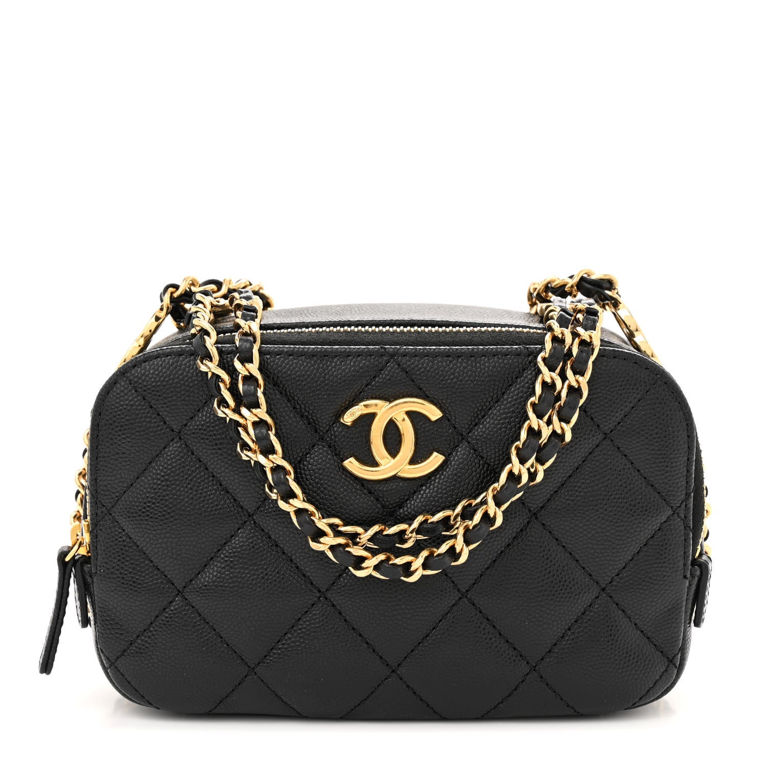 Chanel Caviar Quilted Mini CC You Camera Case Black 1 of 11
