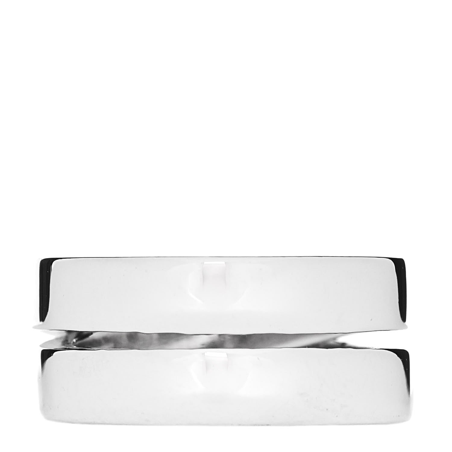 Cartier 18K White Gold 9mm Paris Nouvelle Vague Ring 49 5 3 of 5