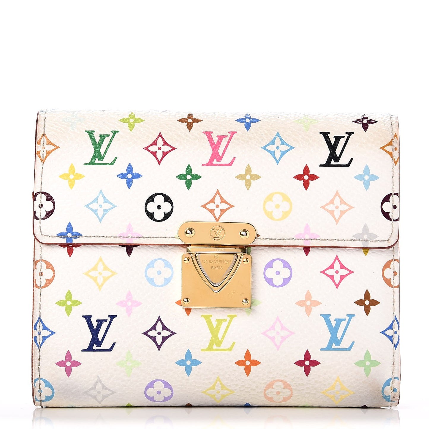 Monogram Multicolor Koala Wallet White