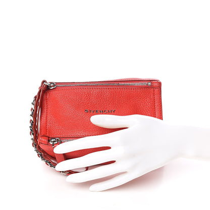 Givenchy Sugar Goatskin Pandora Wristlet Red 2 of 10
