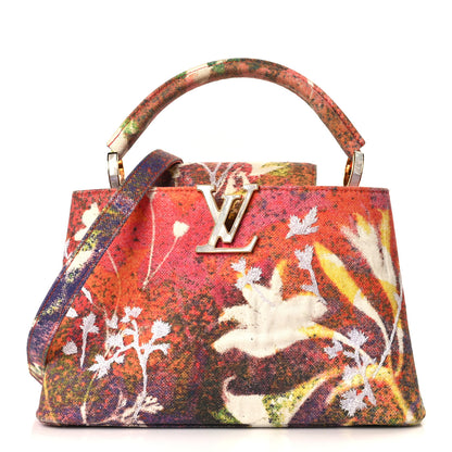Louis Vuitton X SAM FELLS Canvas Embroidered ArtyCapucines PM Multicolor 1 of 9
