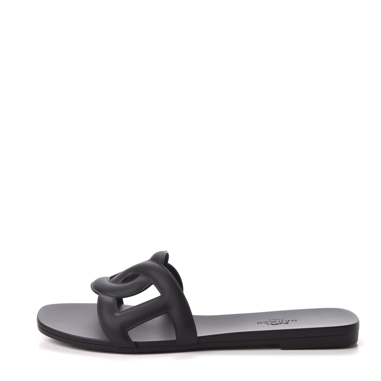 Rubber Aloha Sandals 37 Black