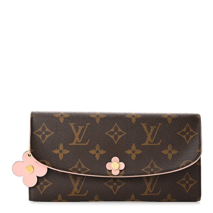 Louis Vuitton Monogram Bloom Flower Emilie Wallet Fuchsia 1 of 12