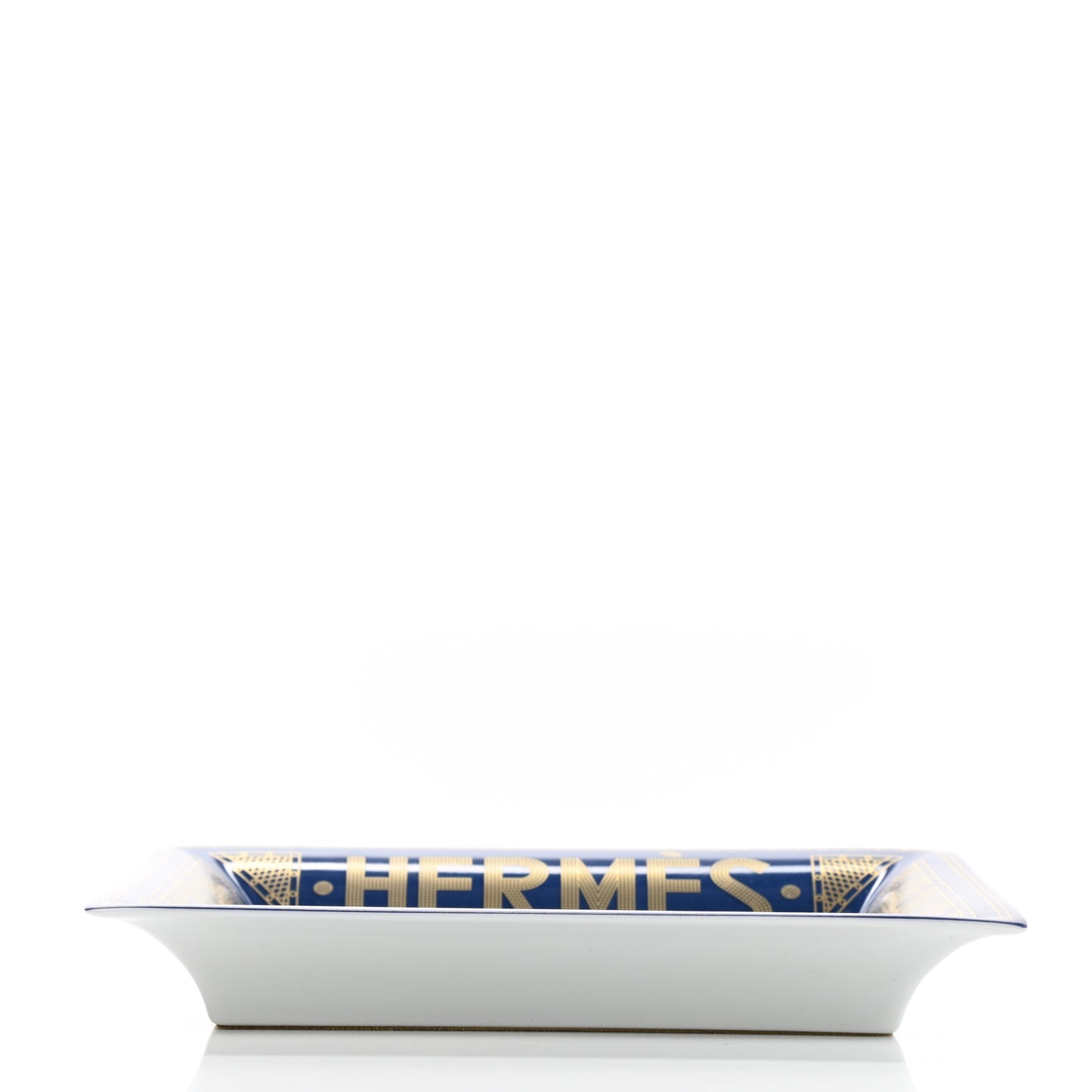 Porcelain Sellier Change Tray Bleu Roi