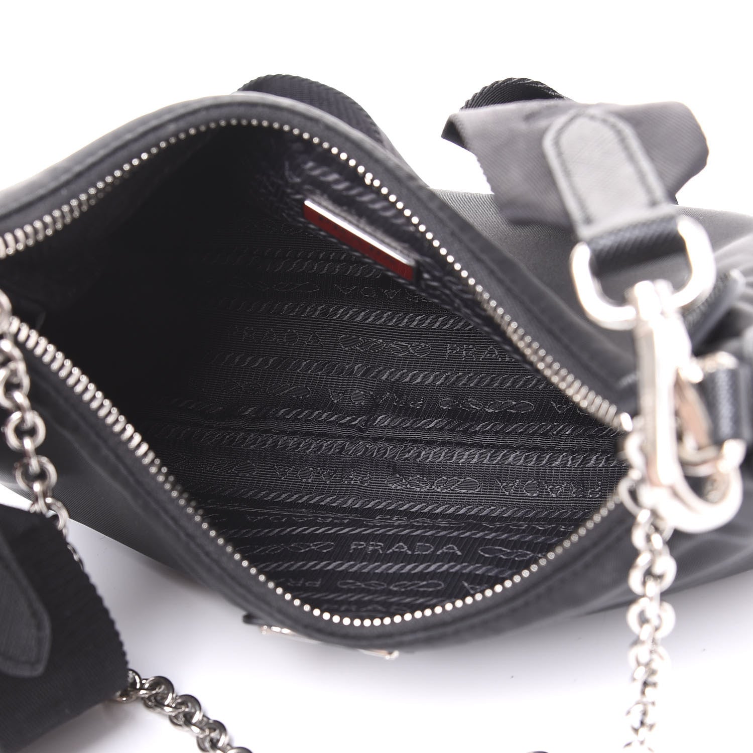 Prada Nylon Lunar New Year Re-Edition 2005 Shoulder Bag Black 4 of 9