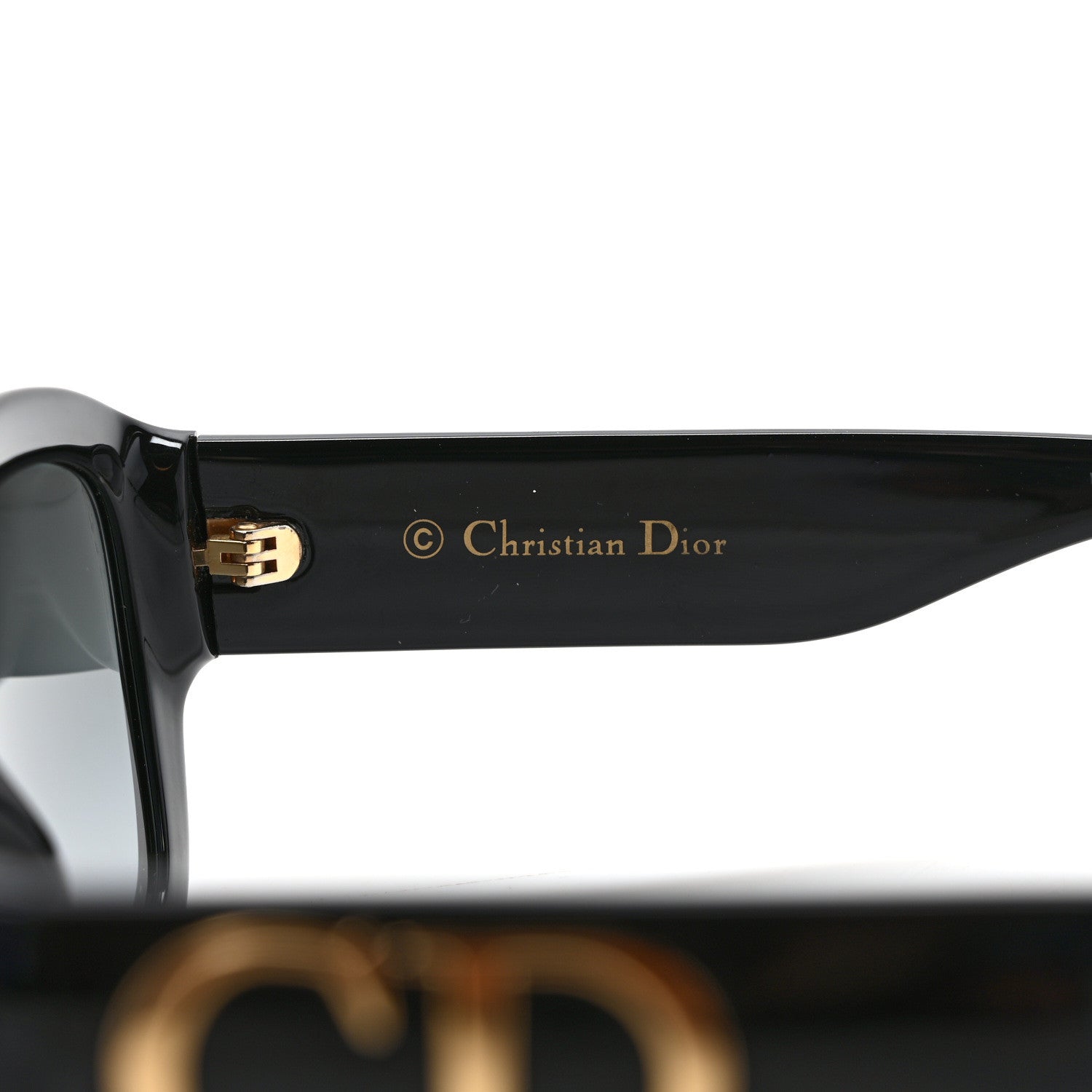 Christian Dior Acetate DDior Square Sunglasses Black 5 of 8