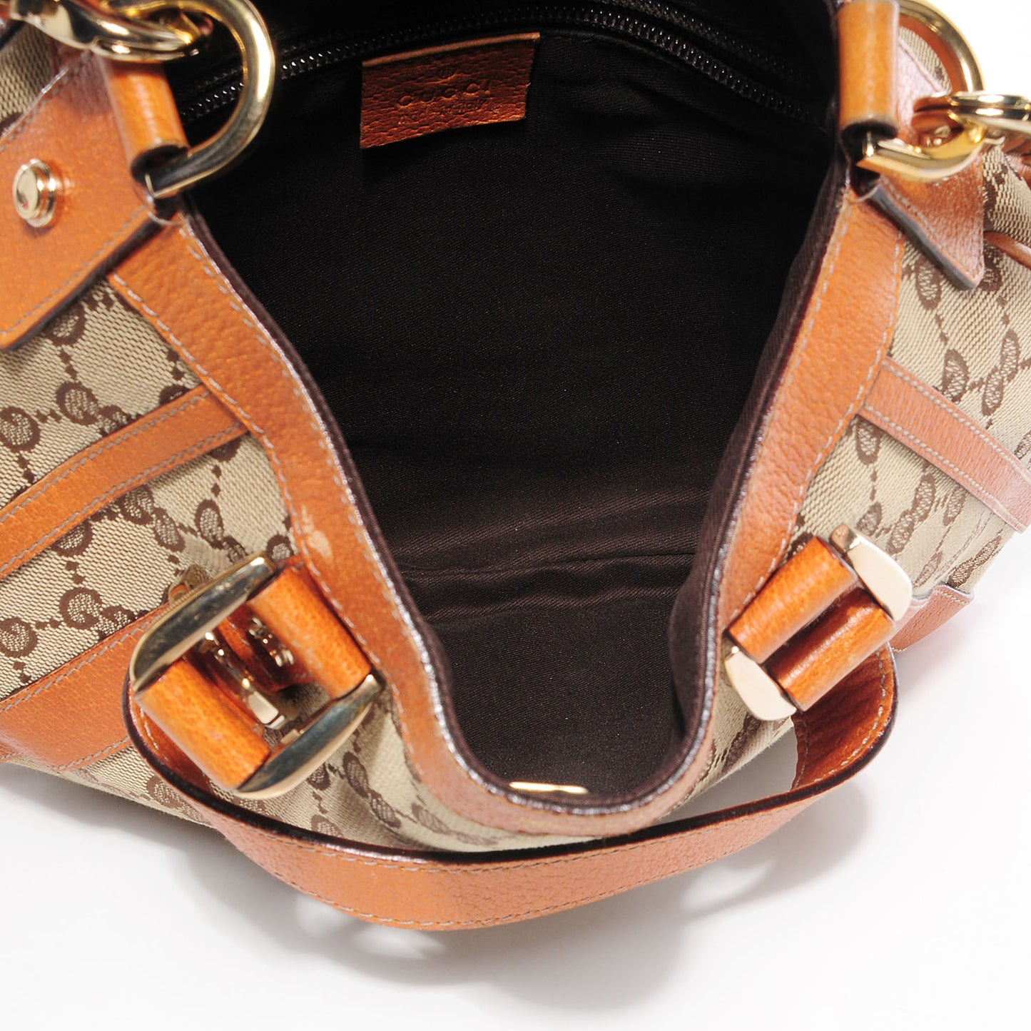 Monogram Small Abbey Convertible Tote Orange