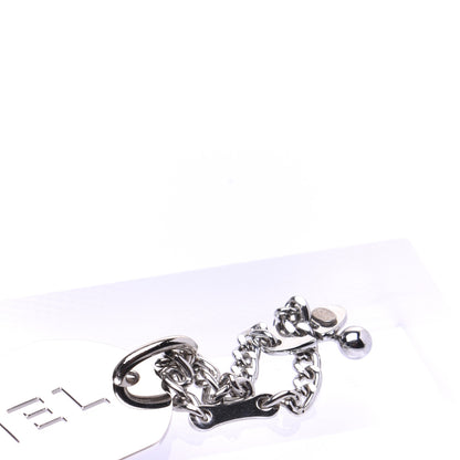 Chanel Dog Tag Key Charm Silver 7 of 12