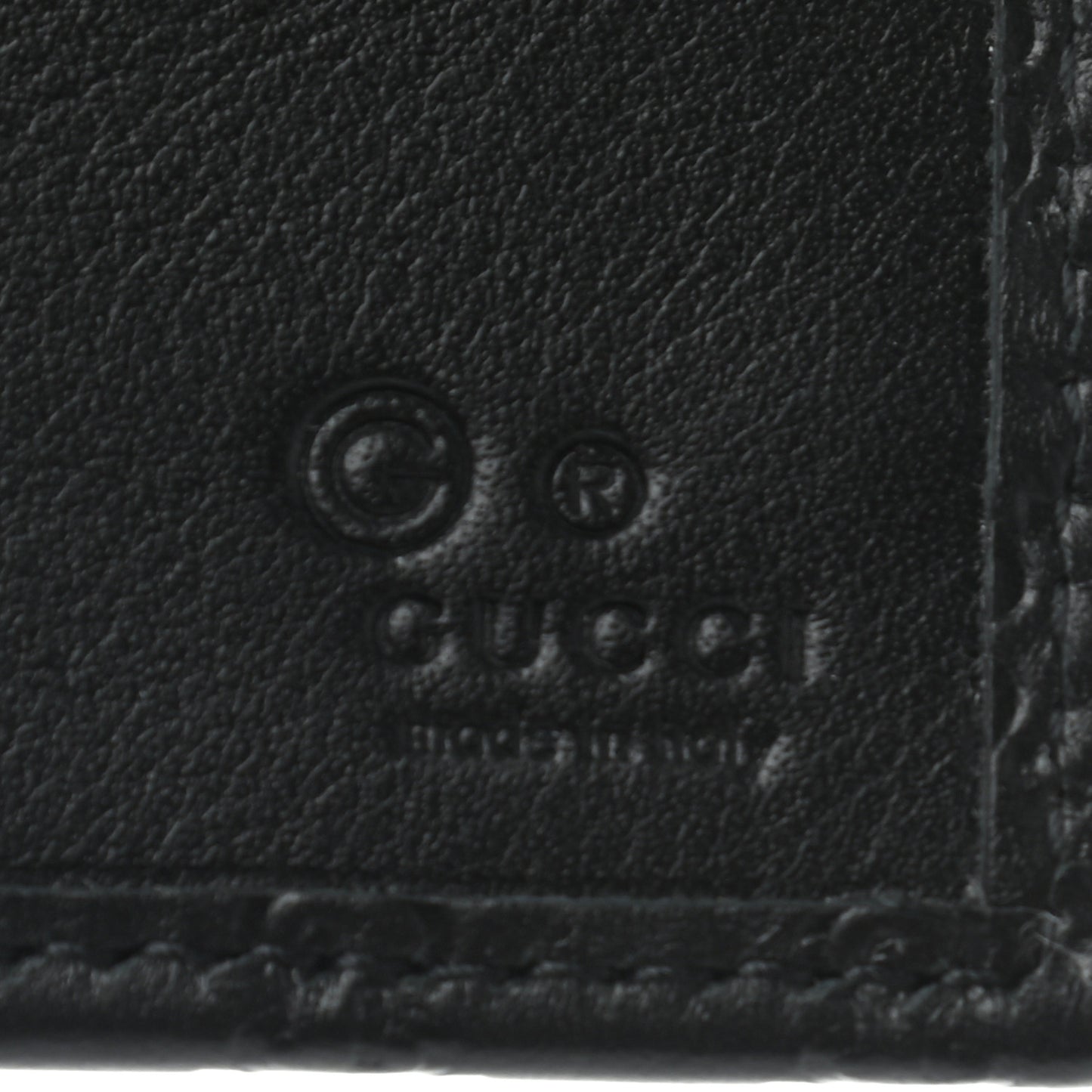 Soft Microguccissima Continental Wallet Black