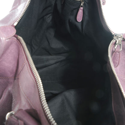 Balenciaga Agneau Giant 21 Silver Hardware Weekender Murier 14 of 14