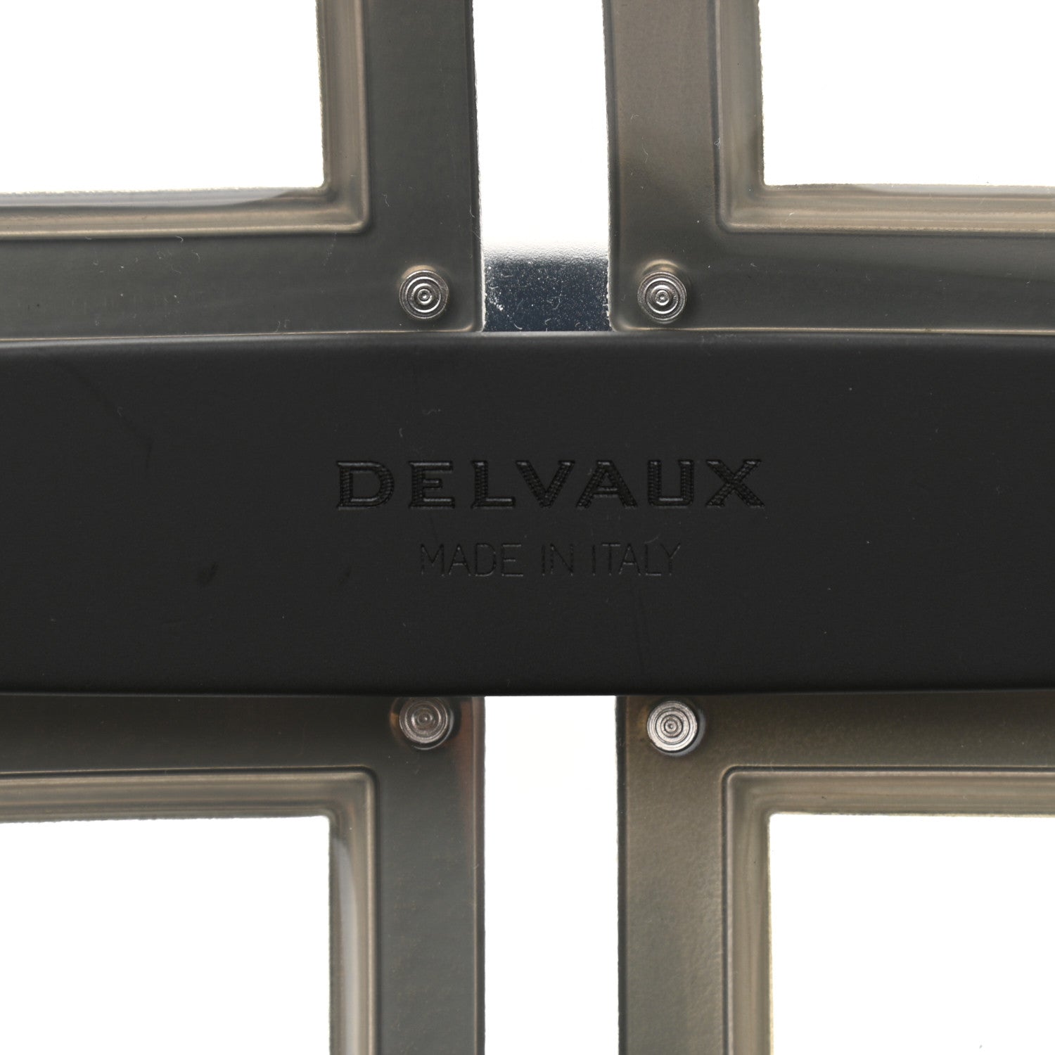 Delvaux Vinyl Gladiator Tempete Satchel Antique Silver Gold 6 of 10