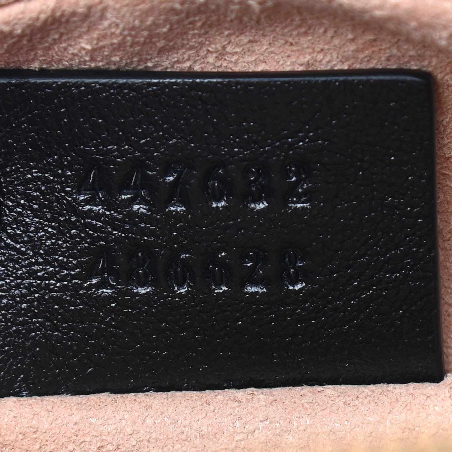 Gucci Monogram Matelasse Diagonal Small GG Marmont Chain Shoulder Bag Beige Black 7 of 9