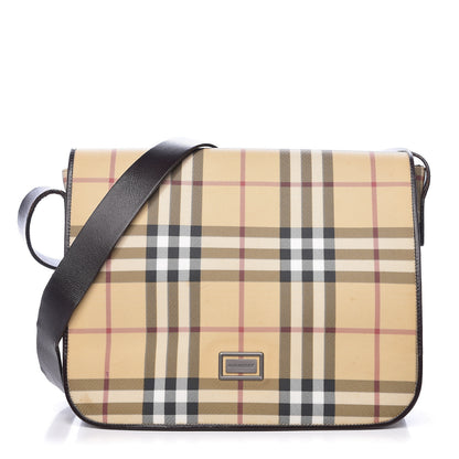 Burberry House Check Messenger Bag Brown 1 of 17