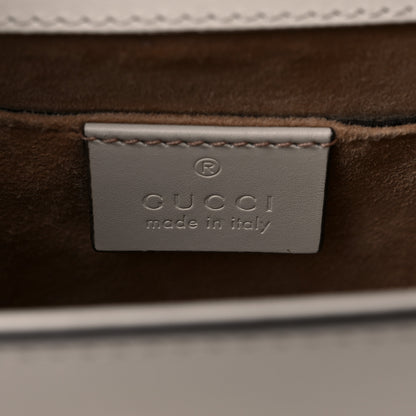 Gucci Calfskin Mini Sylvie Chain Shoulder Bag White 6 of 14