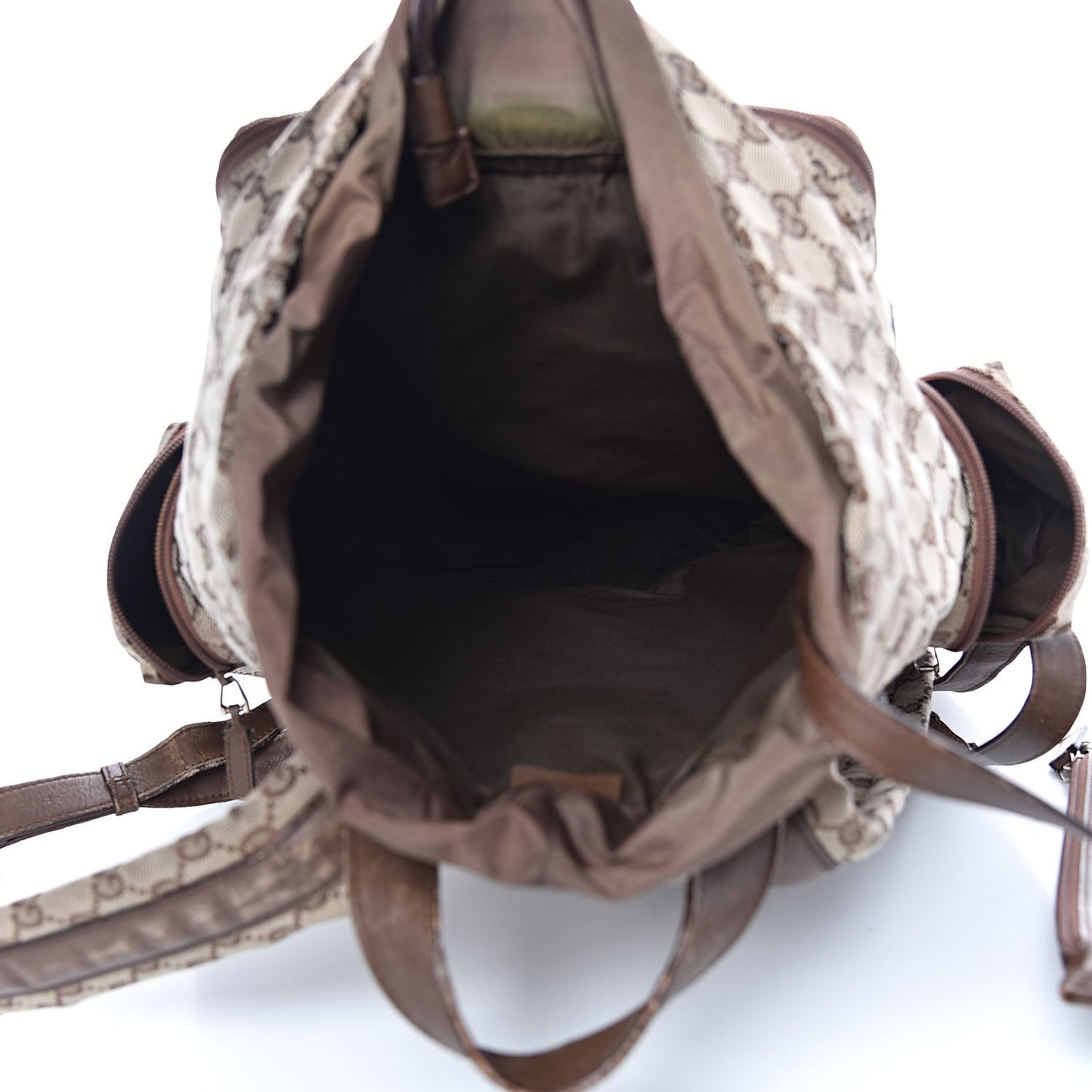 Monogram Backpack Diaper Bag Brown