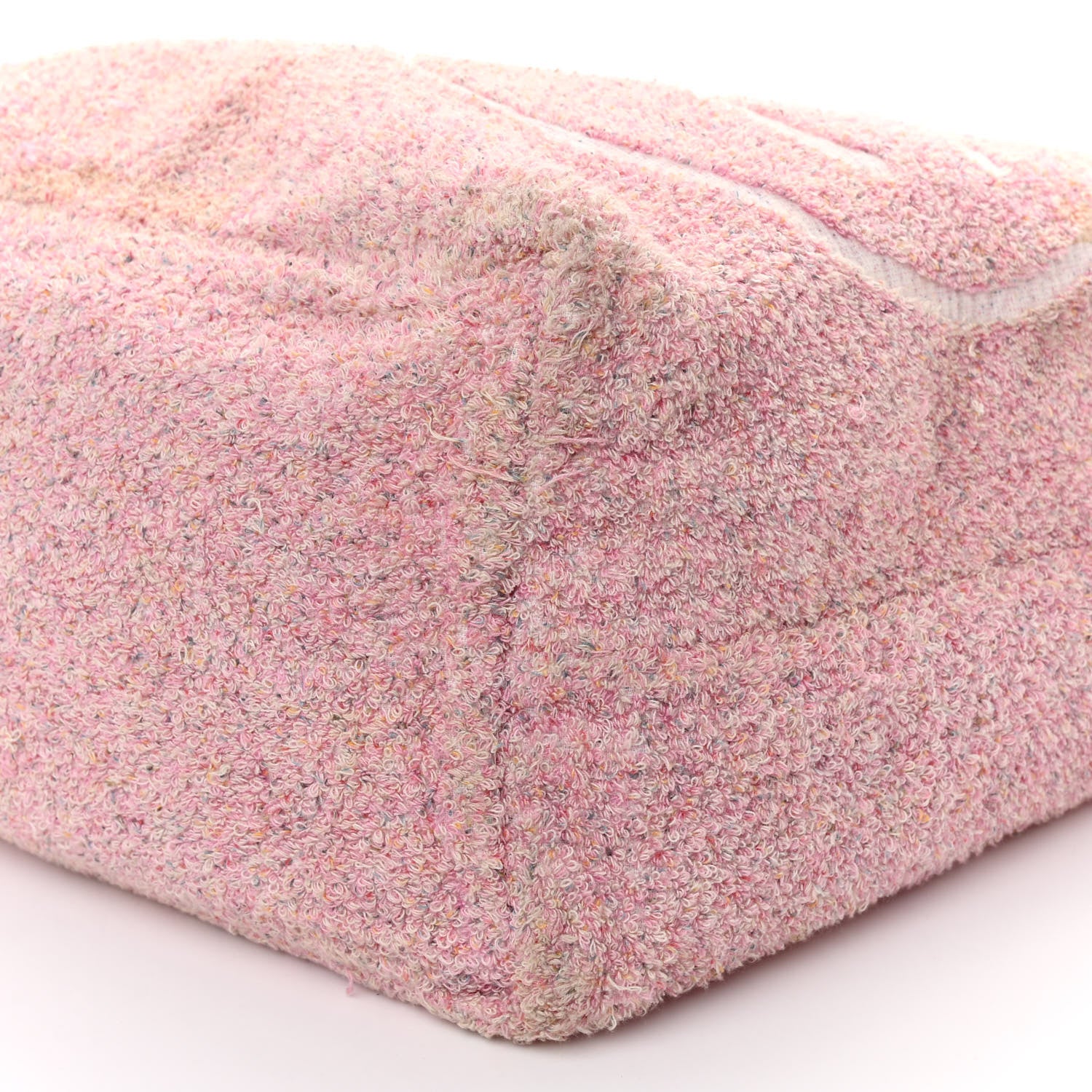 Chanel Terry Cotton CC Beach Tote Pink 13 of 22