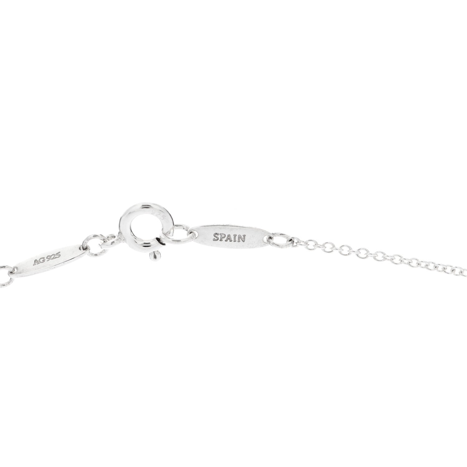 Tiffany Sterling Silver 11mm Elsa Peretti Open Heart Pendant Necklace 6 of 9