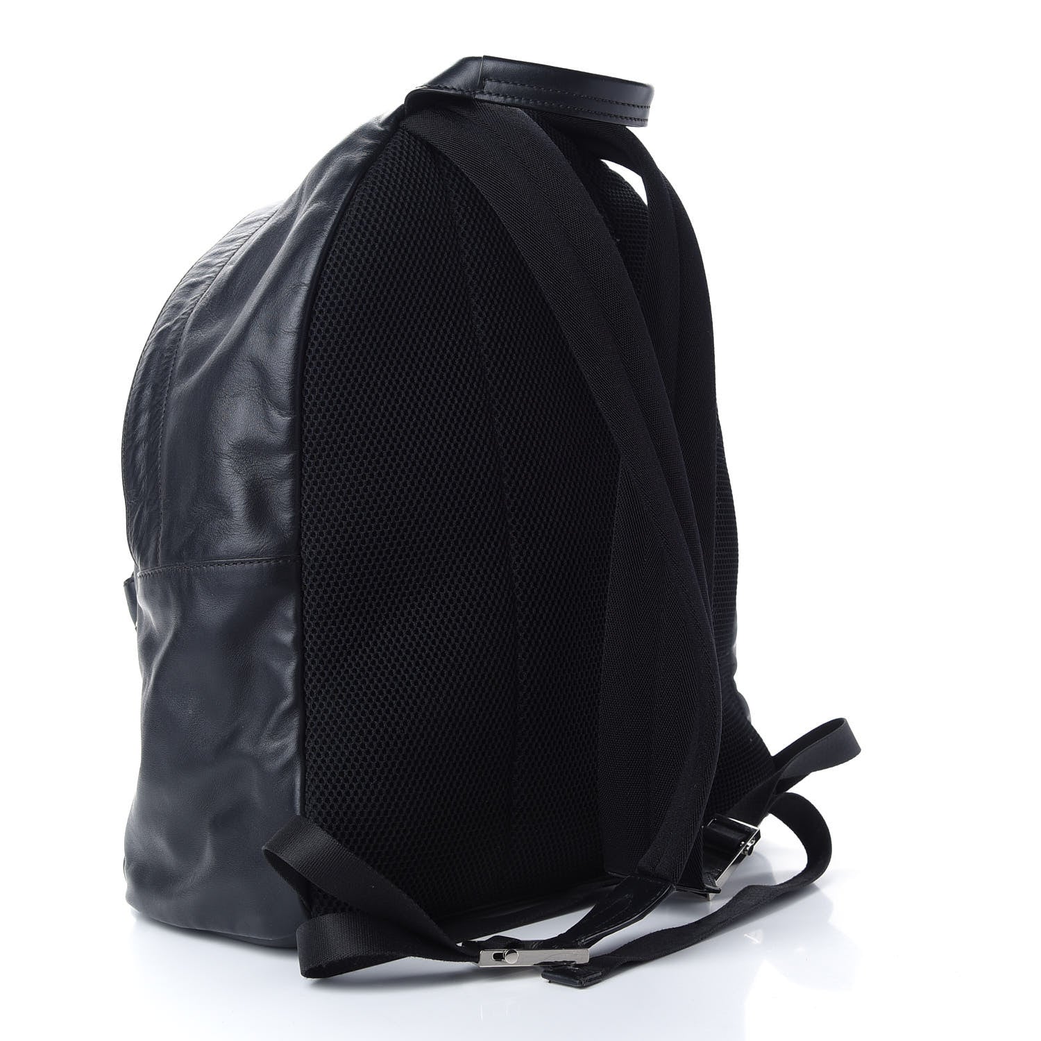 Fendi Vitello Century Elaphe Monster Eyes Backpack Black Roccia 2 of 8