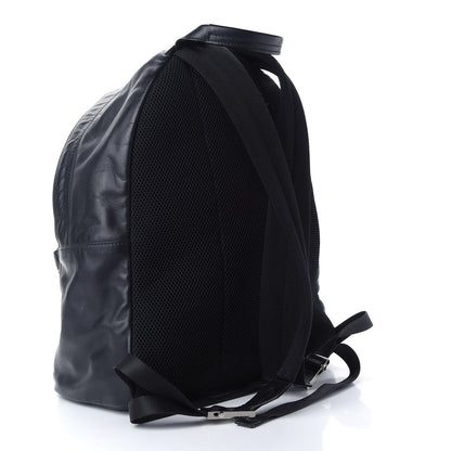 Fendi Vitello Century Elaphe Monster Eyes Backpack Black Roccia 2 of 8