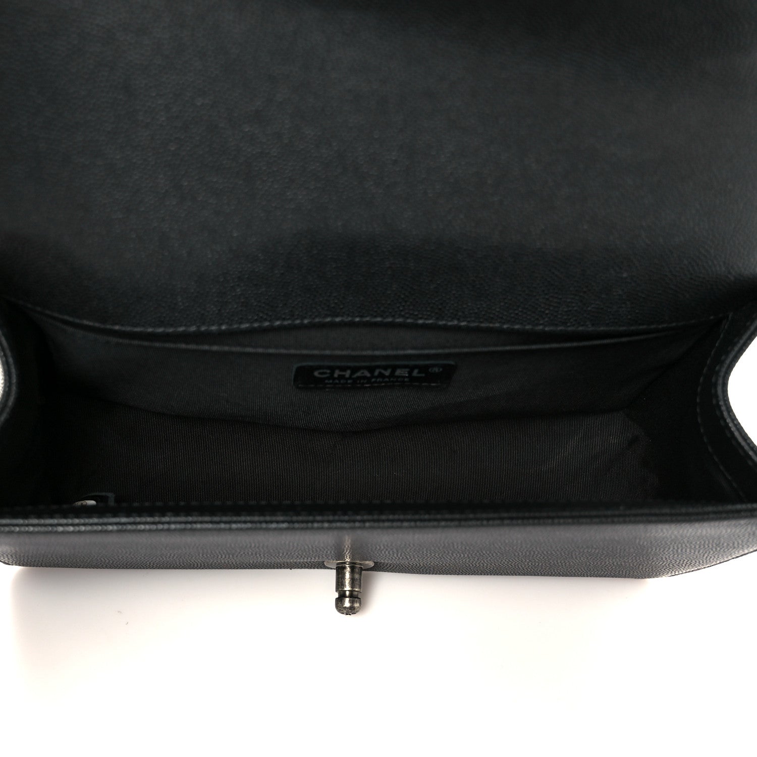 Chanel Caviar Quilted Medium Boy Flap Black 5 of 10