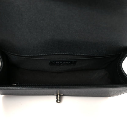 Chanel Caviar Quilted Medium Boy Flap Black 5 of 10