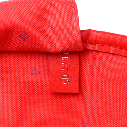 Louis Vuitton Monogram Escale Neverfull MM Rouge 8 of 15