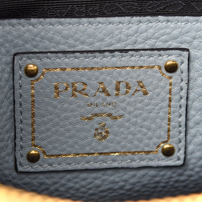 Prada Vitello Daino Top Handle Tote Lago 6 of 12