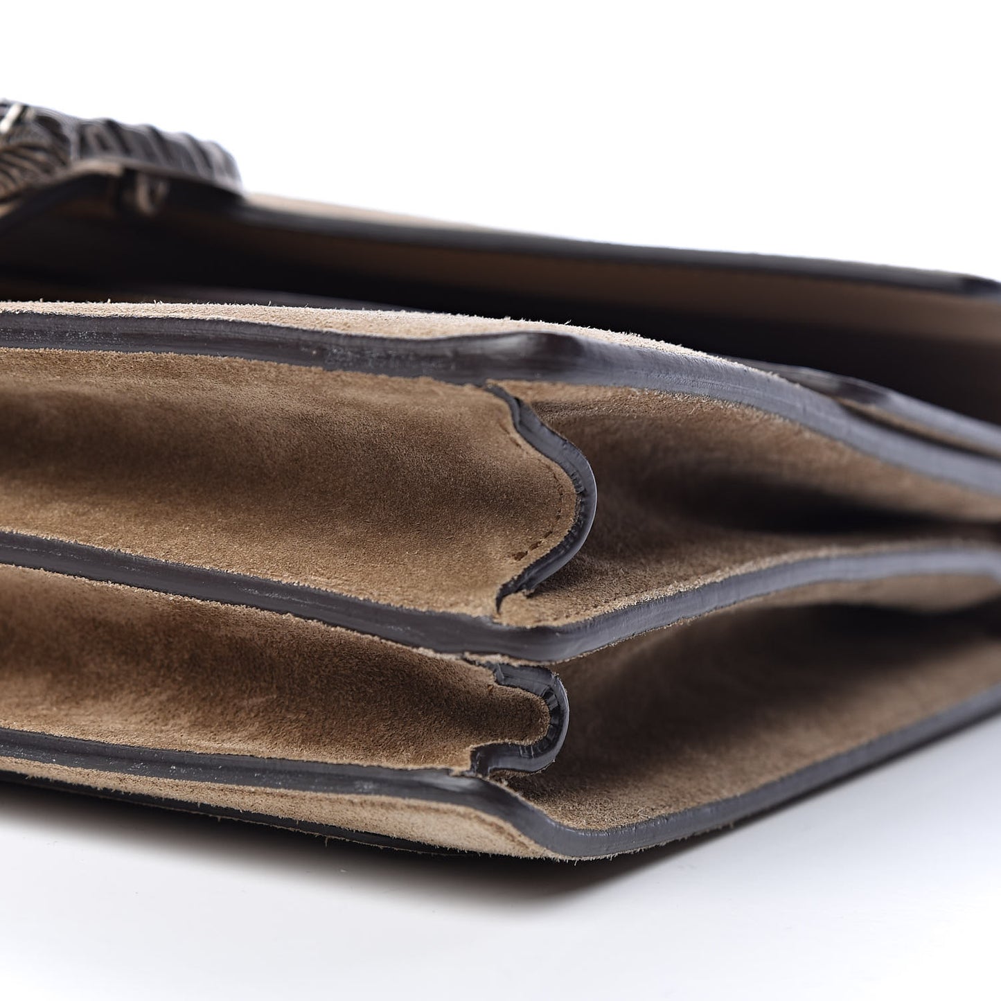 Suede Medium Dionysus Shoulder Bag Taupe