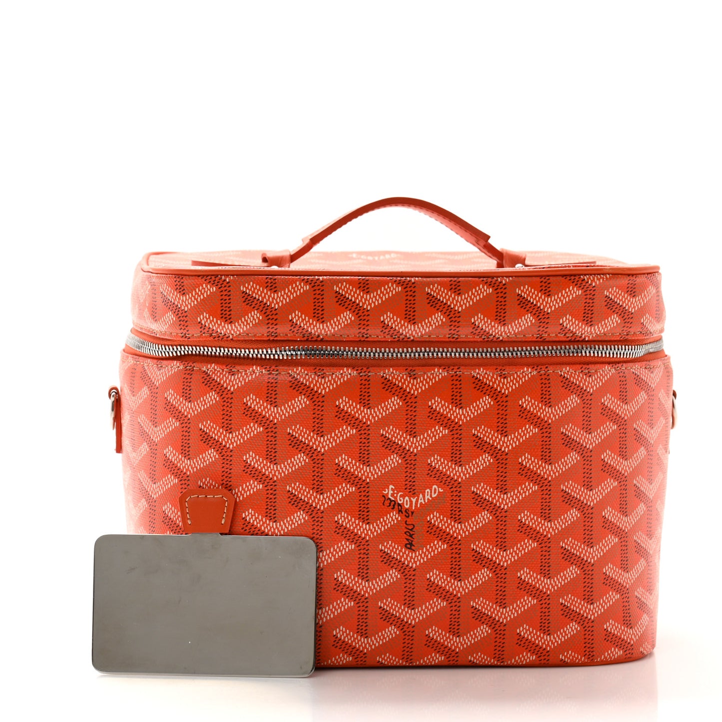 Goyardine Muse Vanity Case Orange
