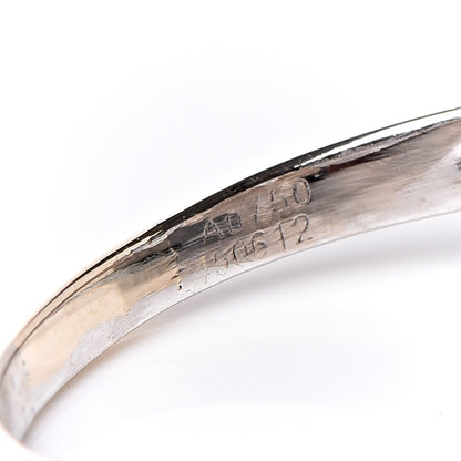 Van Cleef & Arpels 18K White Gold Diamond Vintage Alhambra Ring 60 9 9 of 11