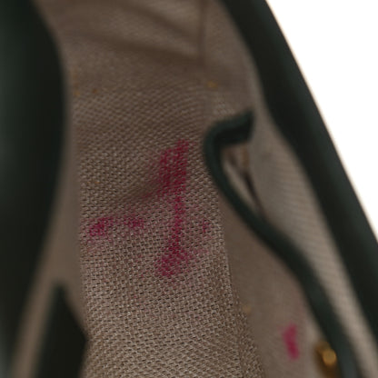 Gucci Calfskin Small Lady Web Shoulder Bag Green 10 of 10