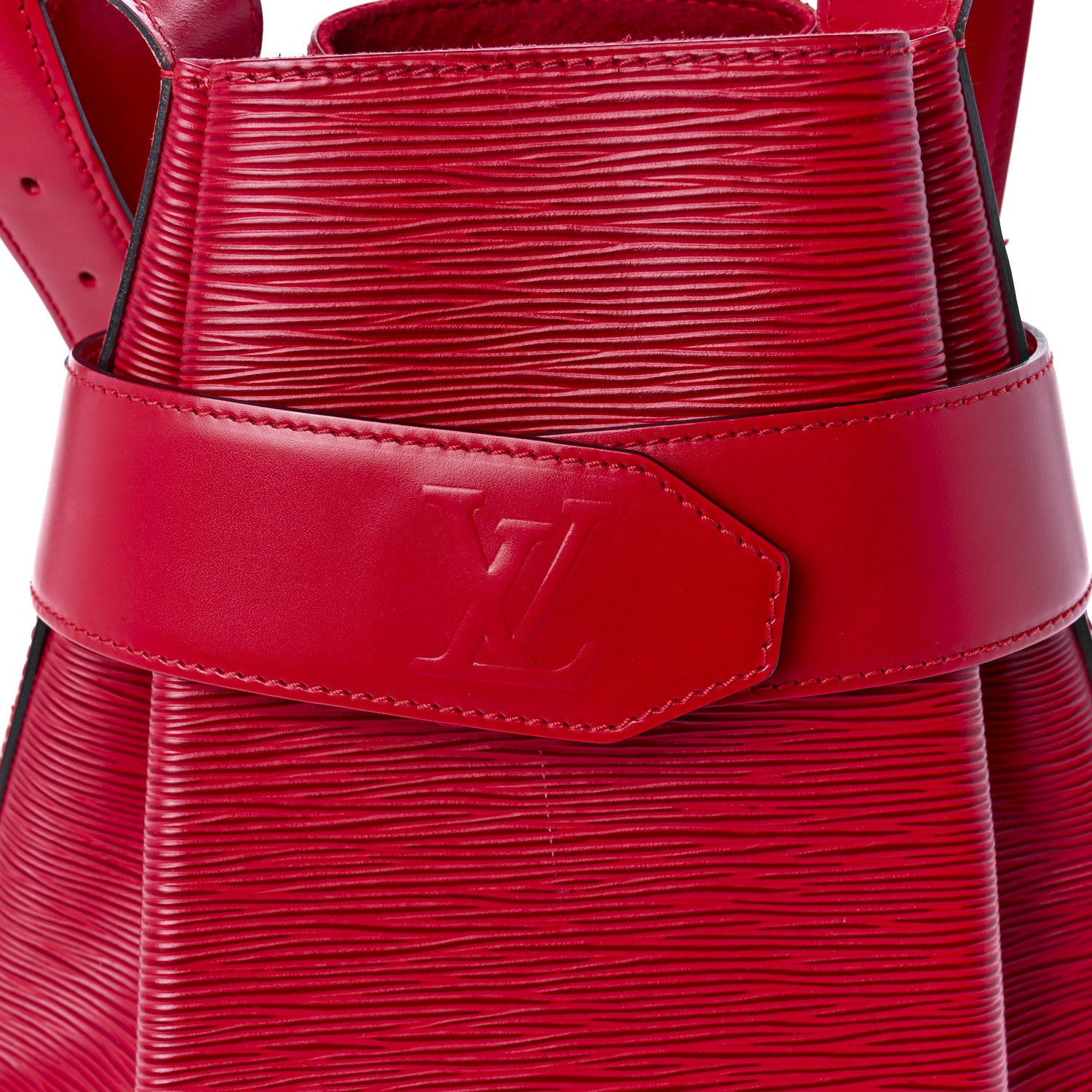 Louis Vuitton Epi Sac D'Epaule GM Castillan Red 7 of 13