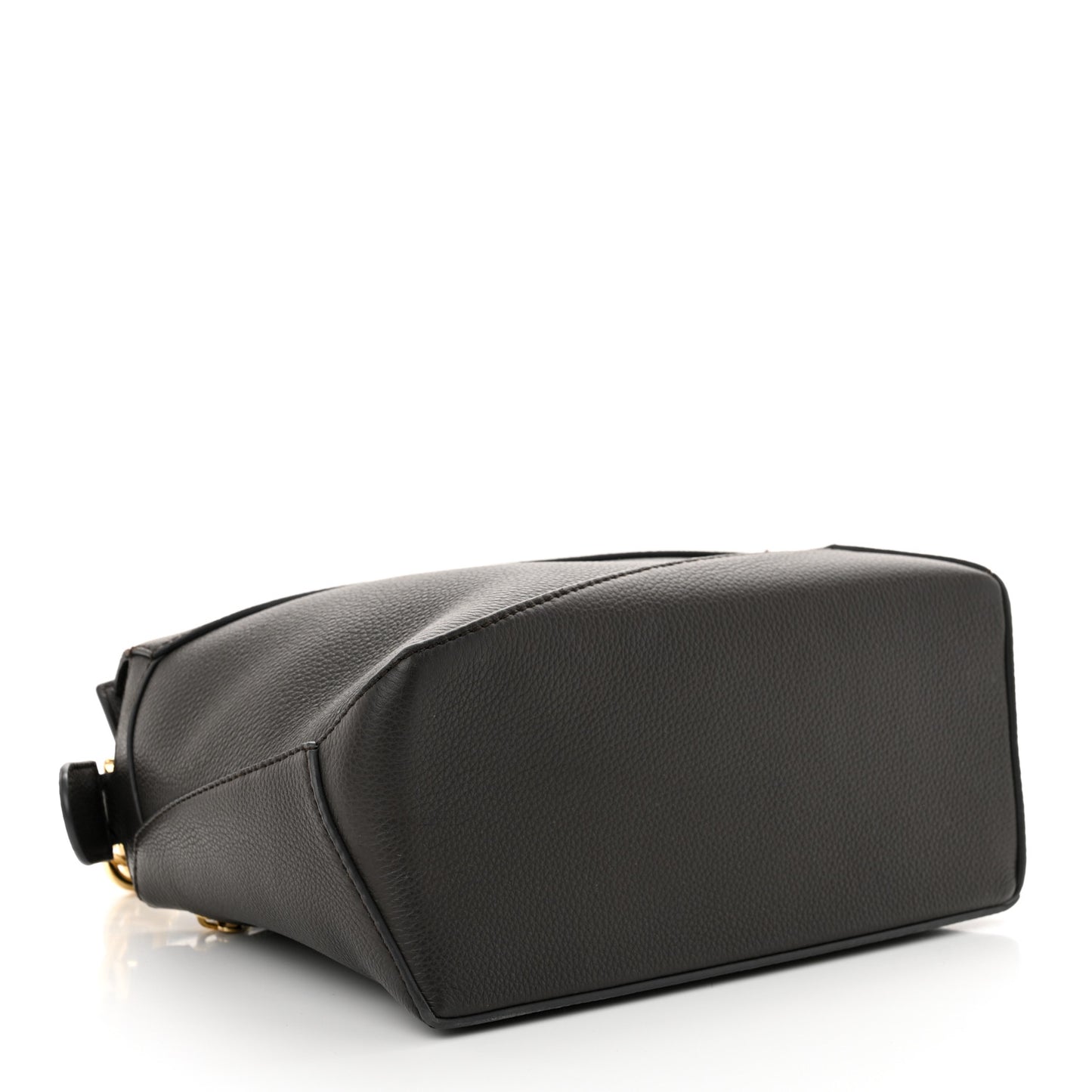 Soft Grained Calfskin Small Puzzle Edge Bag Dark Grey