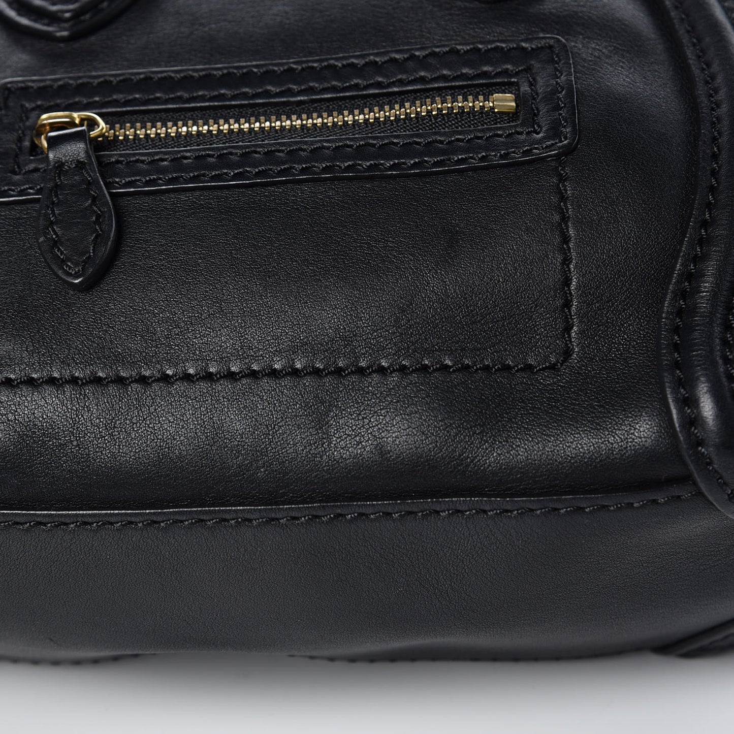 Smooth Calfskin Nano Luggage Black