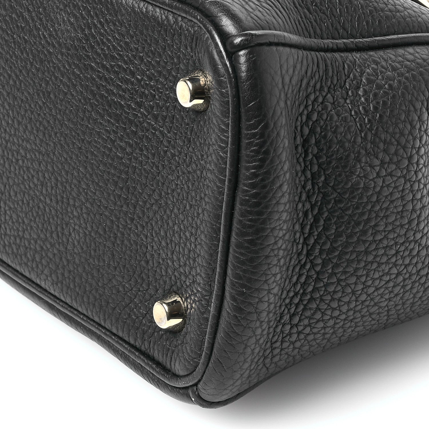 Christian Dior Bullcalf Medium Diorissimo Tote Black Rose Indien 11 of 11