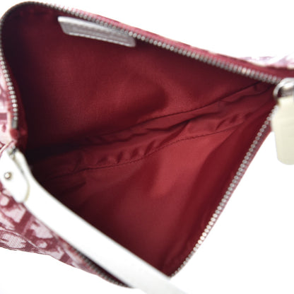 Christian Dior Monogram Mini Saddle Pochette Red 5 of 7