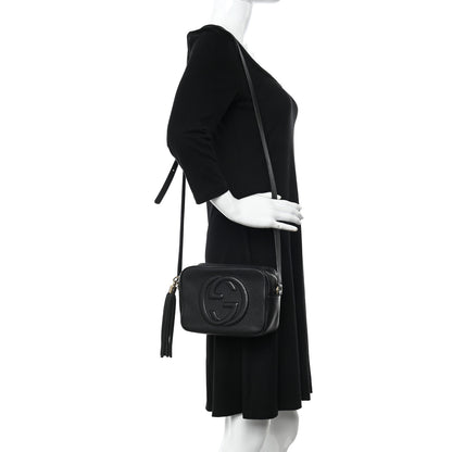 Gucci Pebbled Calfskin Small Soho Disco Bag Black 2 of 12