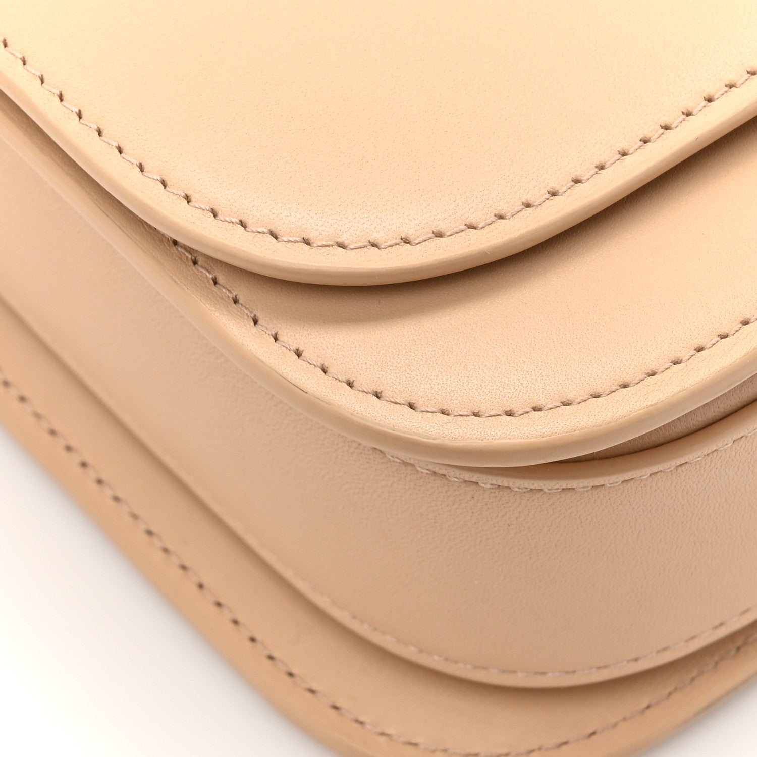 Loewe Silk Calfskin Small Goya Bag Nude 11 of 14