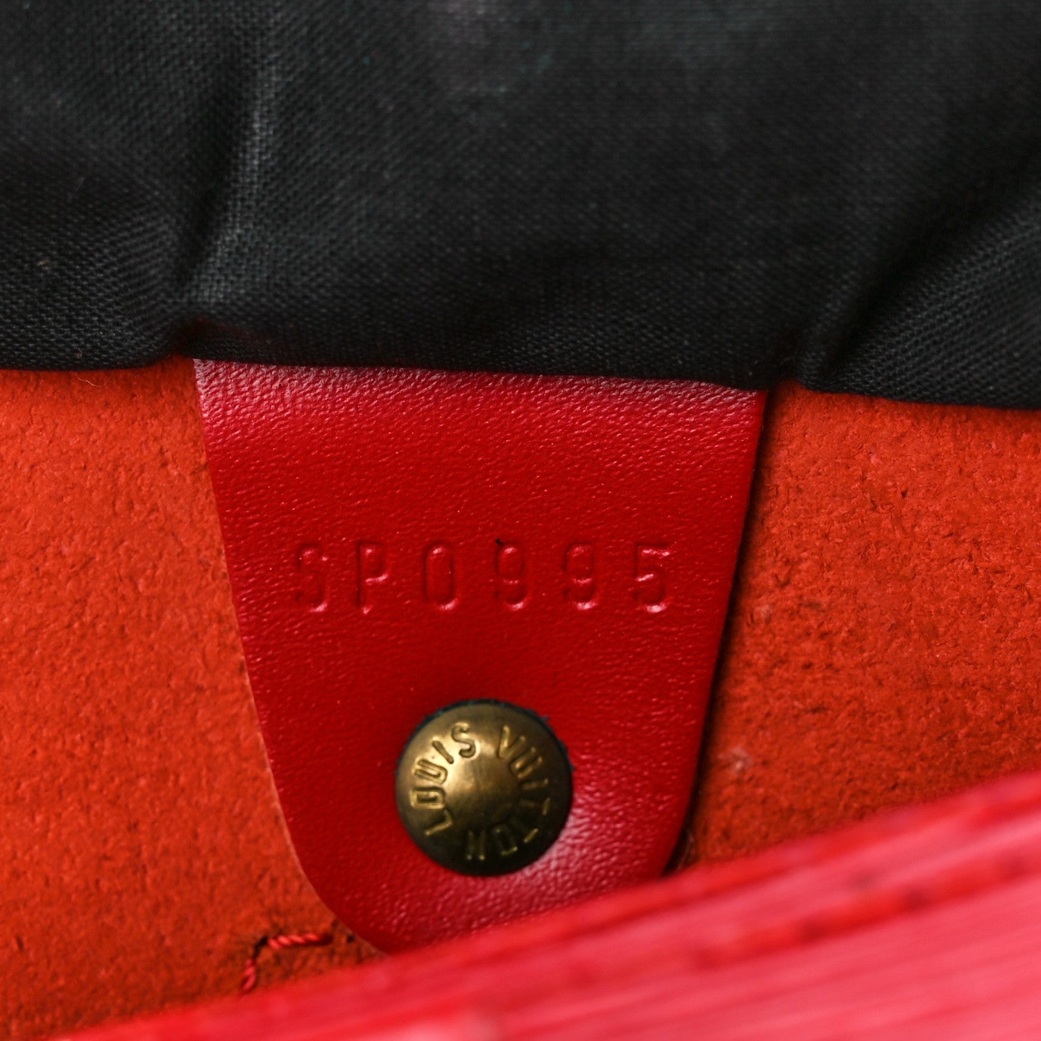 Louis Vuitton Epi Speedy 25 Castillan Red 7 of 15