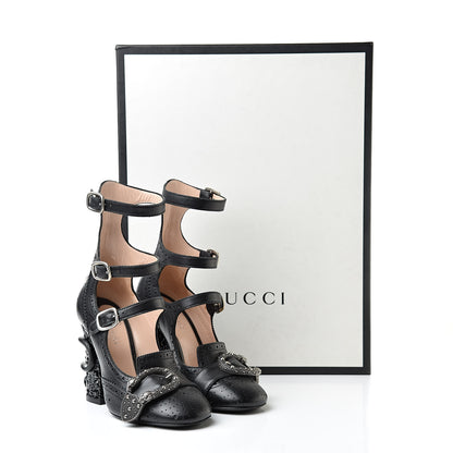 Gucci Calfskin Queercore Mid Calf Loafer Pumps 36.5 Black 11 of 11