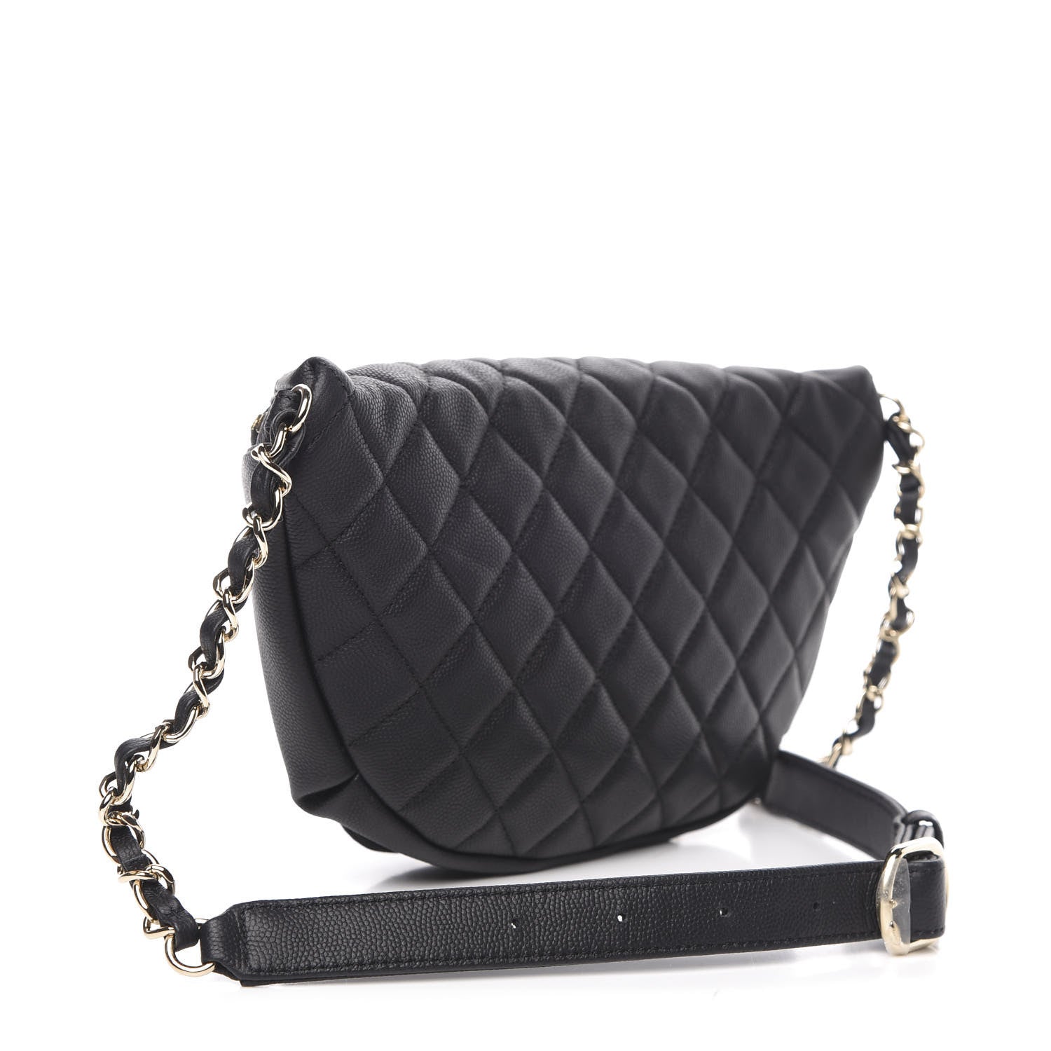 Chanel Caviar Quilted Business Affinity Waist Belt Bag Black 3 of 11