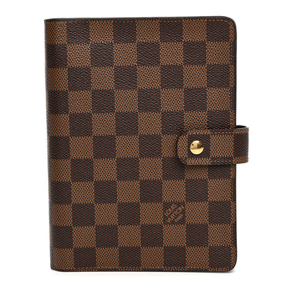 Louis Vuitton Damier Ebene Medium Ring Agenda Cover 1 of 6