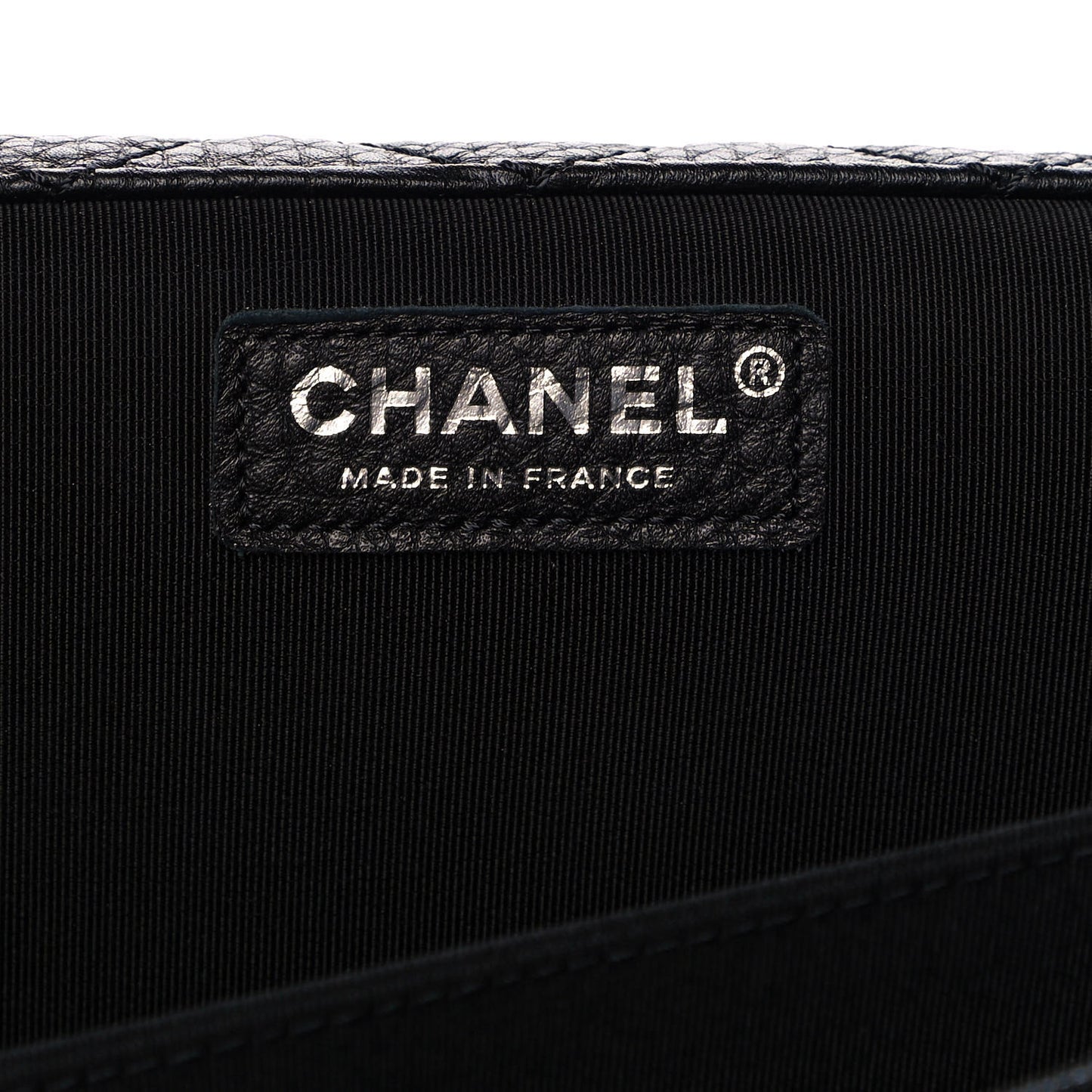 Calfskin Quilted XXL Travel Flap Bag Black