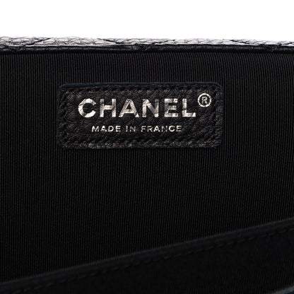 Chanel Calfskin Quilted XXL Travel Flap Bag Black 6 of 14