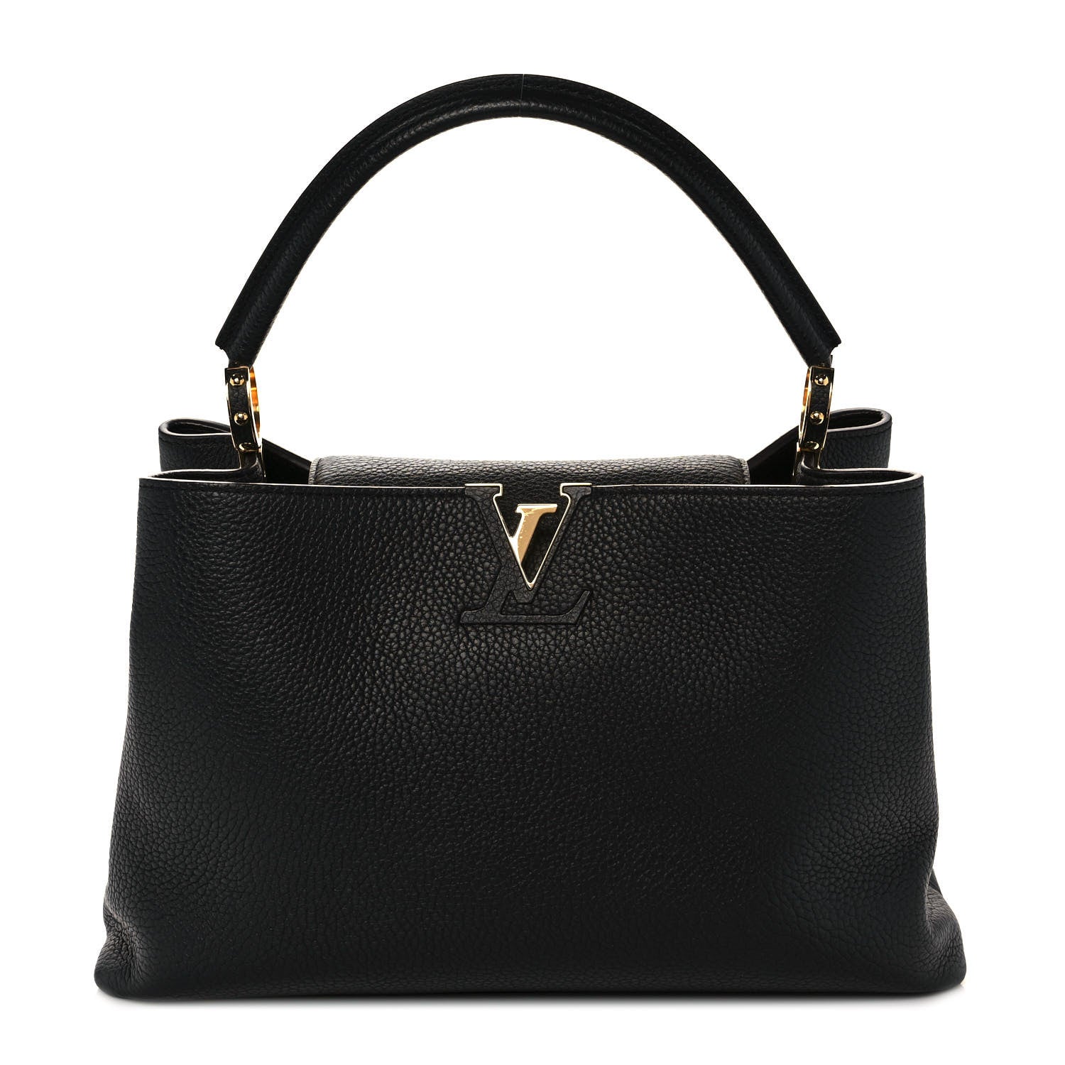 Louis Vuitton Taurillon Capucines GM Black 1 of 10