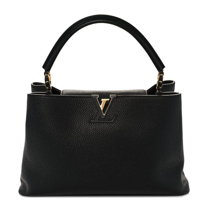 Louis Vuitton Taurillon Capucines GM Black 1 of 10
