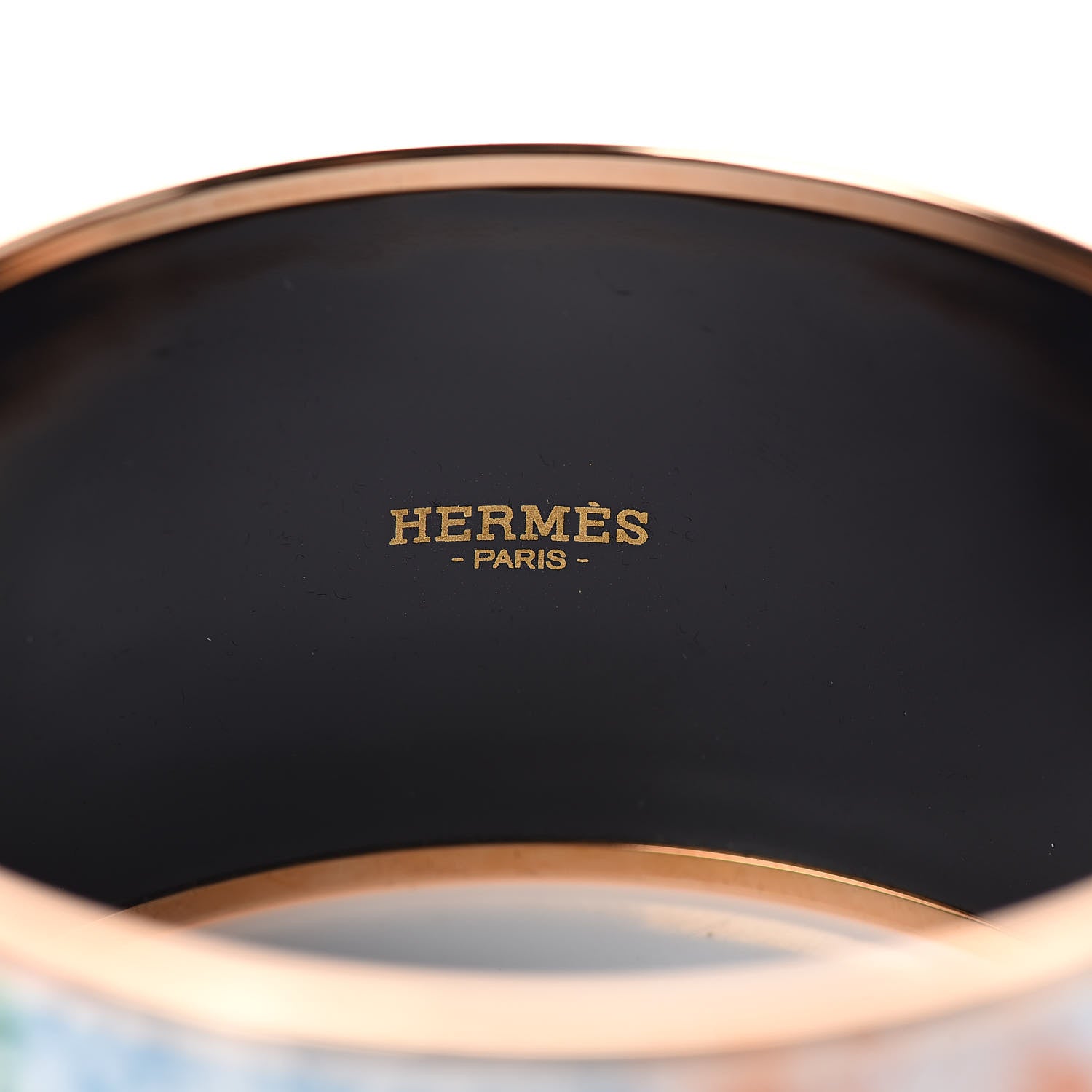 Hermes Enamel Printed Jungle Love Rainbow Extra Wide Bracelet 70 Cassatta 5 of 6