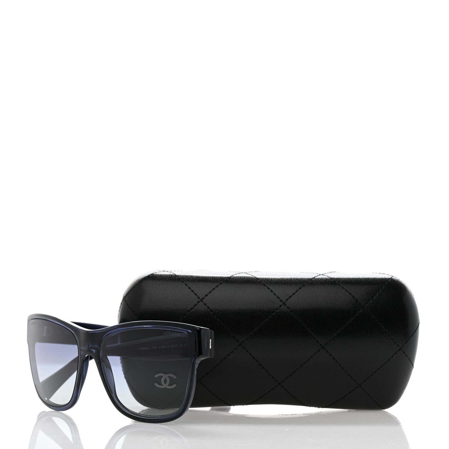 Chanel Acetate Butterfly CC Sunglasses 5386 Blue 8 of 8