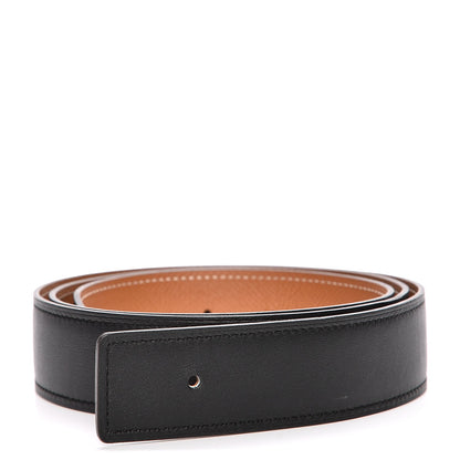 Hermes Epsom Swift 32mm Belt Strap 95 Gold Black 1 of 6